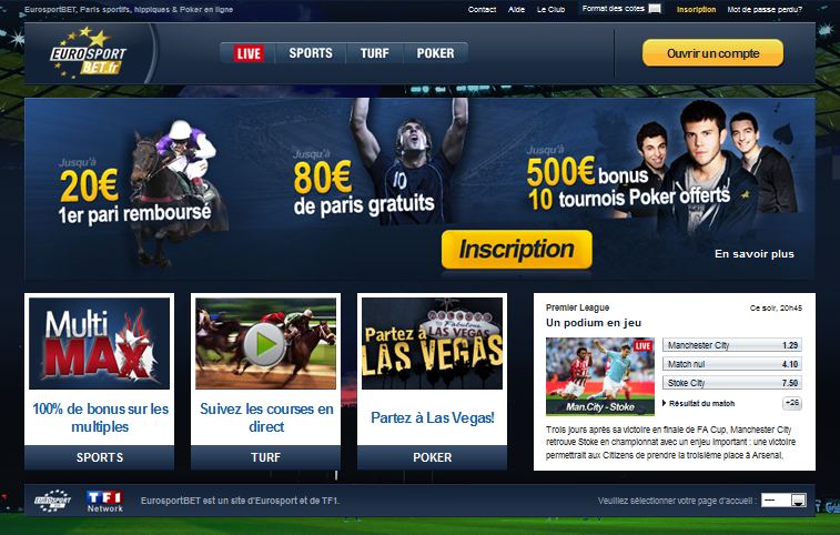 parier sur Eurosportbet